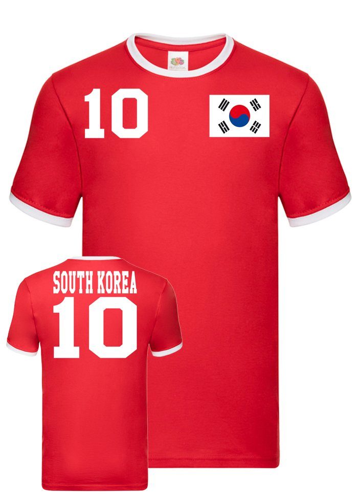 T-Shirt Südkorea South Korea Sport Trikot Fußball Weltmeister Meister WM