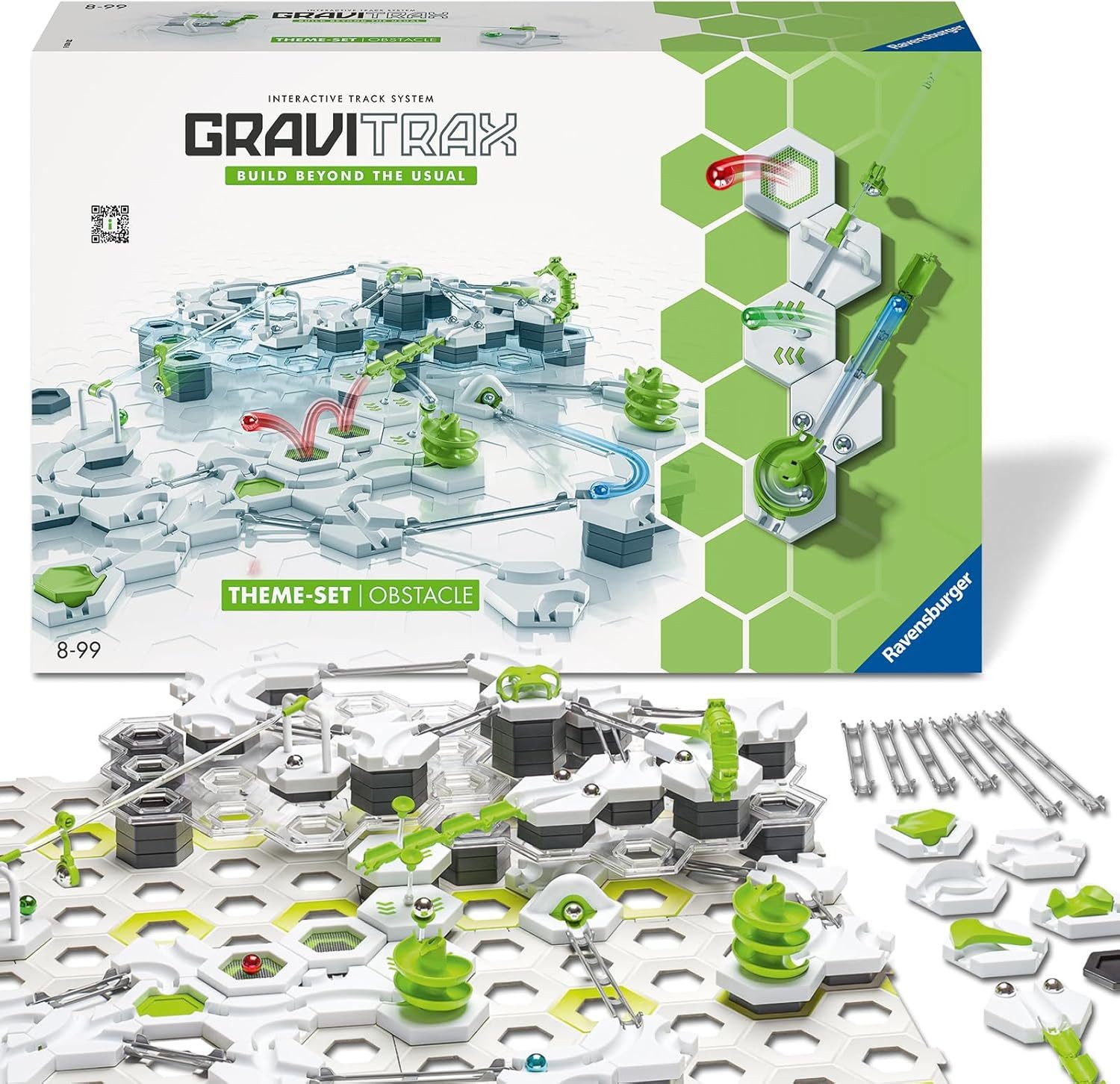 Ravensburger Verlag GmbH Kugelbahn-Bausatz Gravitrax Theme-Set Obstacle 22425 Interaktives Kugelbahnsystem, (22425)