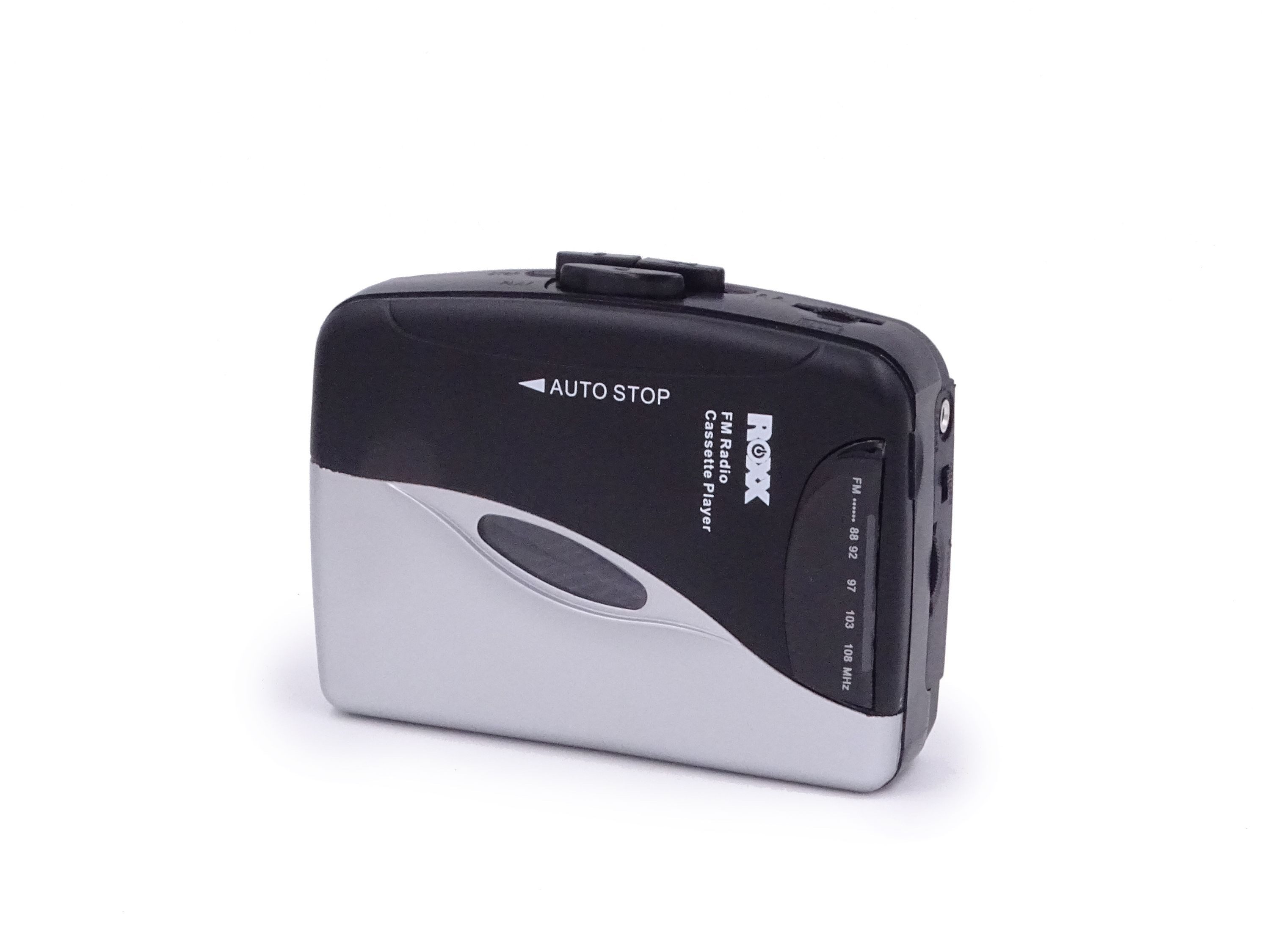 ROXX PCP 300 Kassetten Player (Tragbarer Kassettenspieler mit Kopfhörern und UKW Radio)
