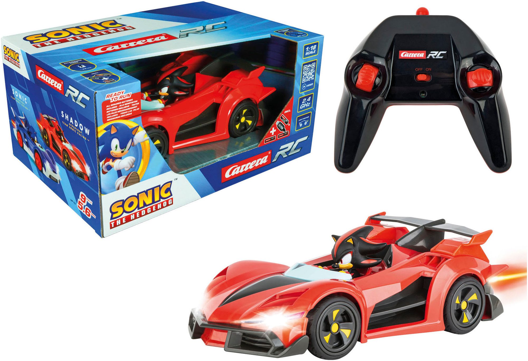 RC-Auto Carrera® RC, Team Sonic Racing™ - Shadow, 2,4 GHz
