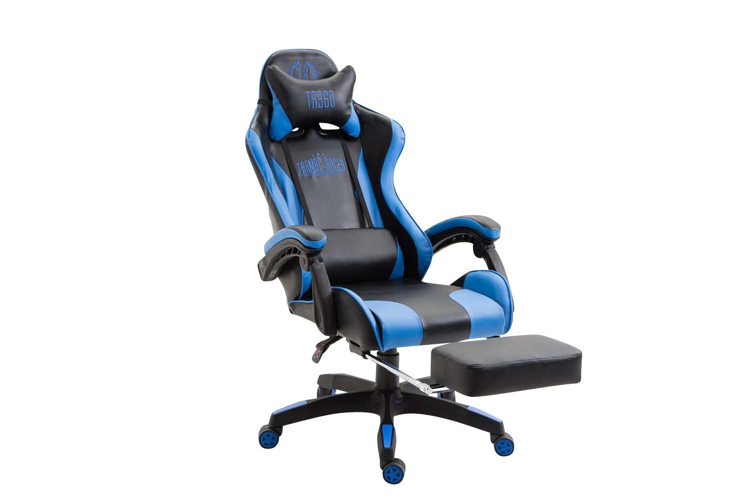 höhenverstellbar Kunstleder, CLP schwarz/blau Gaming drehbar Ignite Chair und