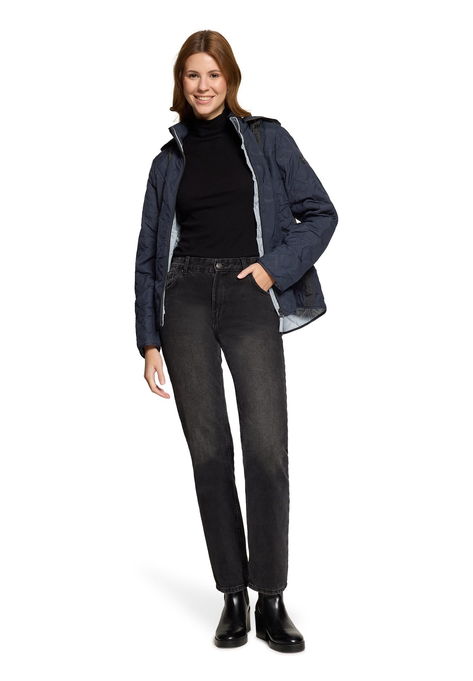 Gil Bret Outdoorjacke mit Strukturmuster