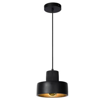 click-licht Hängeleuchte Pendelleuchte Ophelia in Schwarz E27 200mm, Farbe: Schwarz, Leuchtmittel enthalten: Nein, warmweiss, Hängeleuchte, Pendellampe, Pendelleuchte
