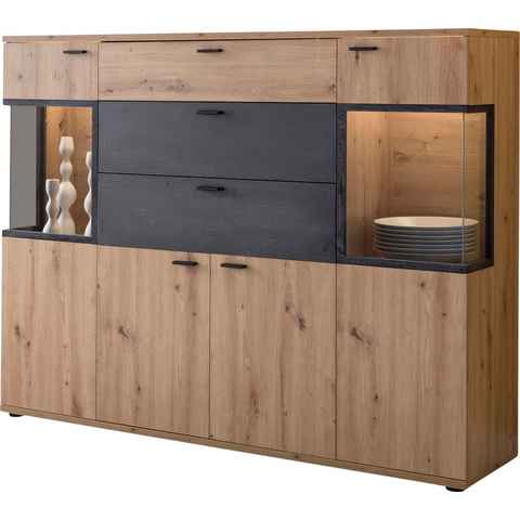 HELA Highboard Atlanta, Höhe 125 cm