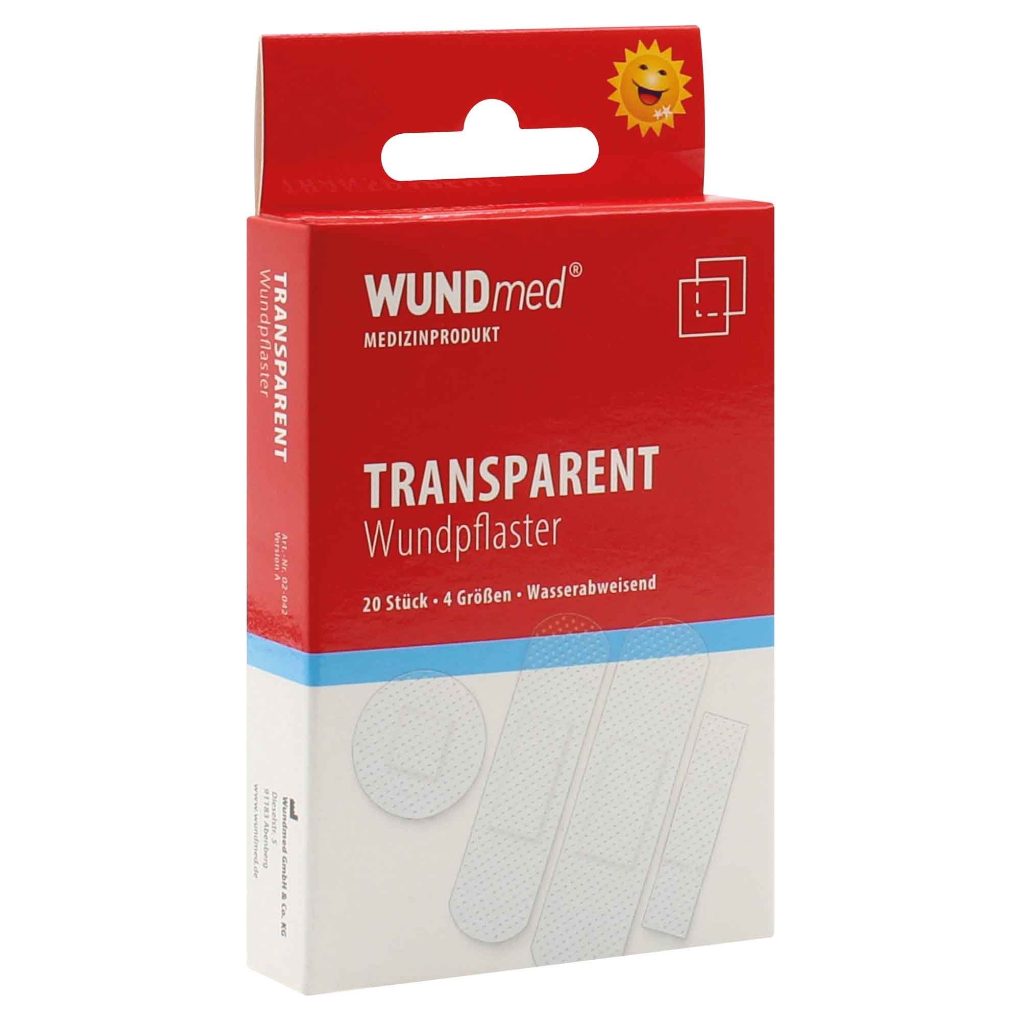 Wundmed Wundpflaster WUNDmed® Пластырь Transparent 20 Stück/Packung