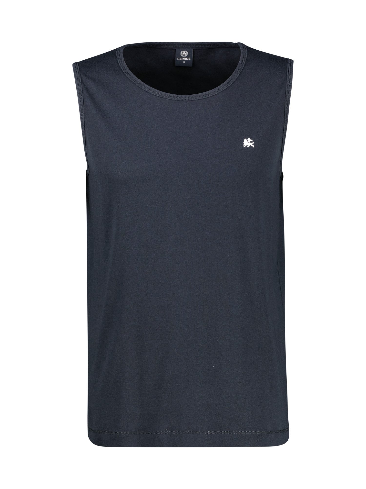 Muskelshirt Sportliches Baumwoll-Tanktop mit O-Neck, große Größen