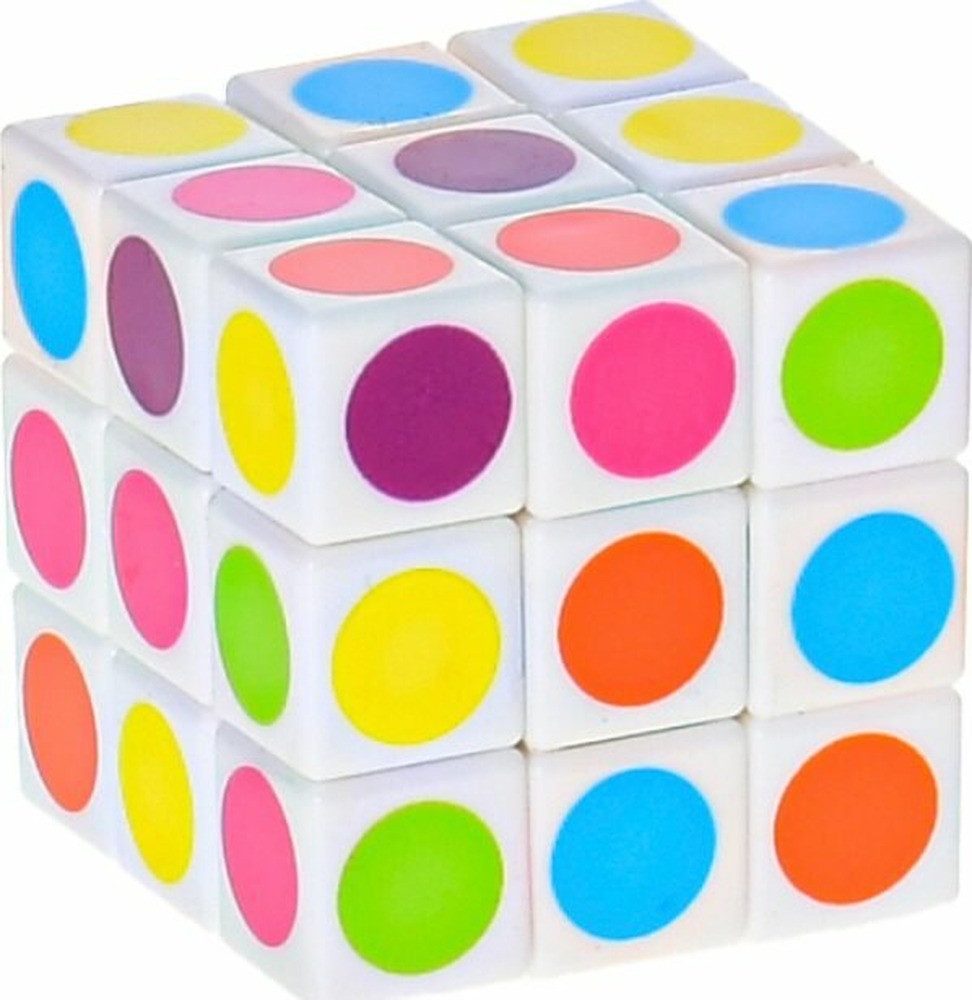 Van Manen Würfelpuzzle Puzzle-Würfel mini 3x3x3 mit Punkten, Puzzleteile