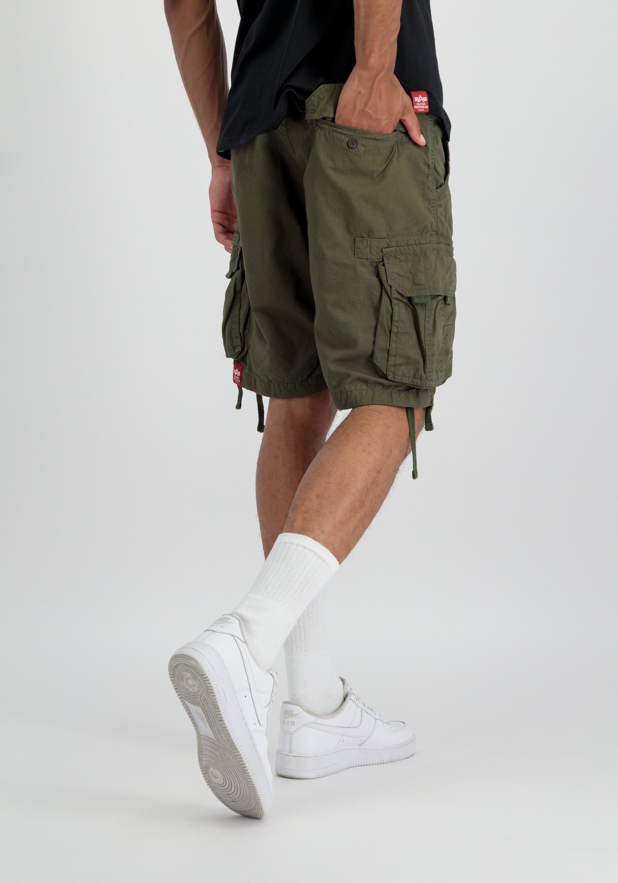 Short Stream Industries Shorts Industries - Alpha Men dark Alpha Shorts olive