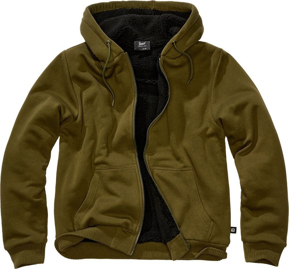 Brandit Kurzjacke Sweatjacket Teddylining günstig online kaufen