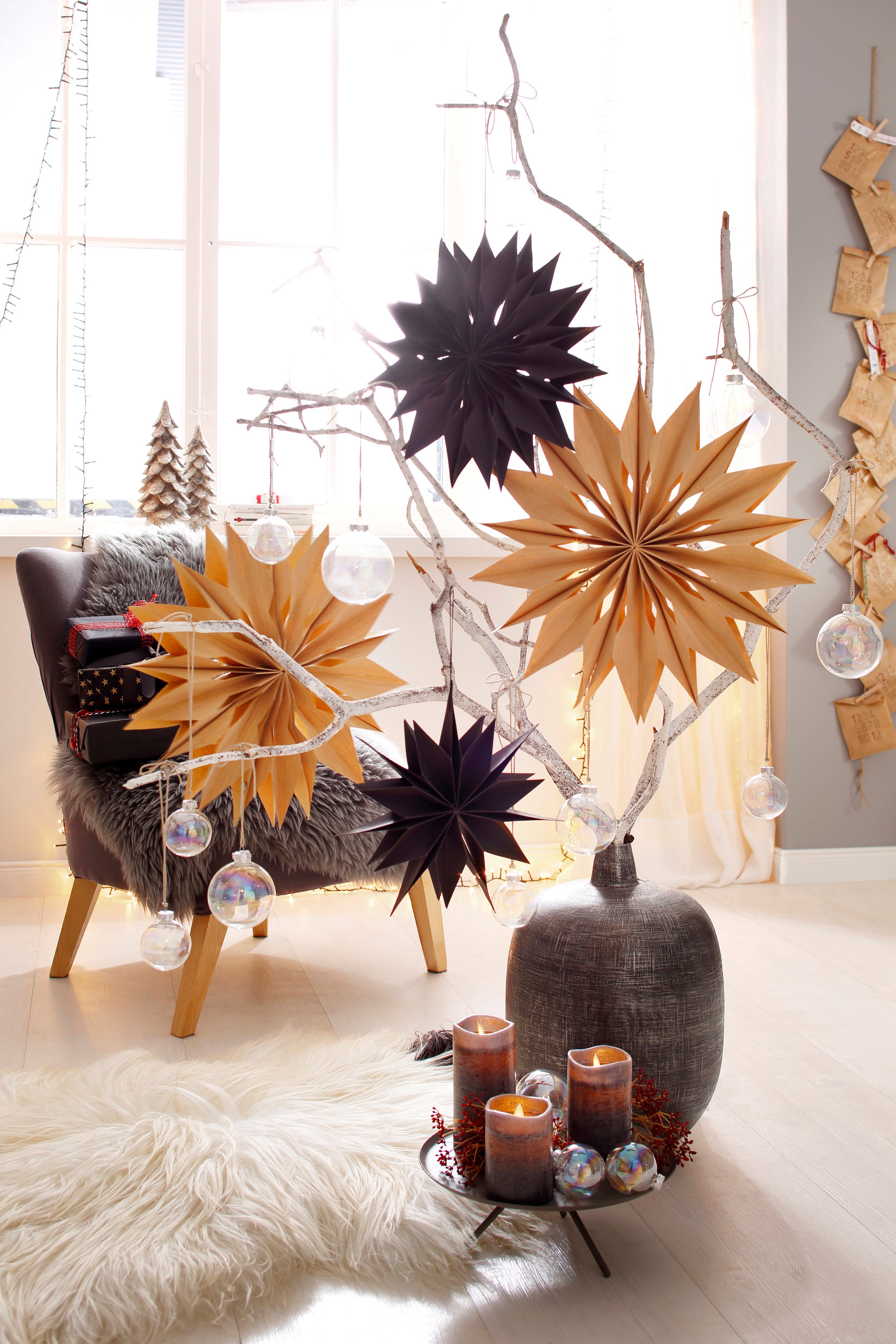 MAGIC by Inge Weihnachtsbaumkugel Straight & Cool (24 St), aus Glas, Ø 6 cm und 8 cm