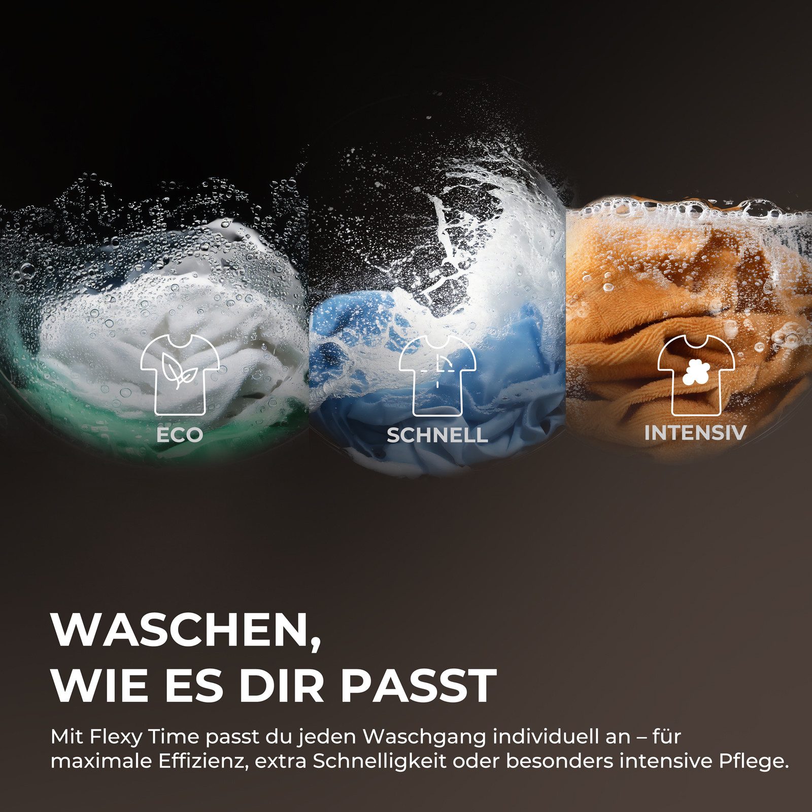 Haier Waschtrockner G7 Serie HWD90-BP14667TU1, 9 kg, 5 kg, 1400 U/min, Trommelbeleuchtung & Wi-Fi – Bild 4 von 5