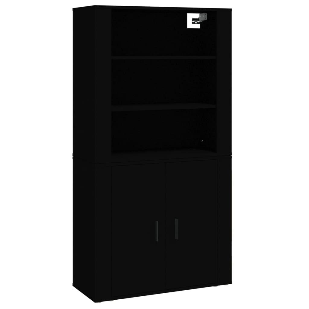 vidaXL Highboard Highboard Schwarz Holzwerkstoff (1 günstig online kaufen