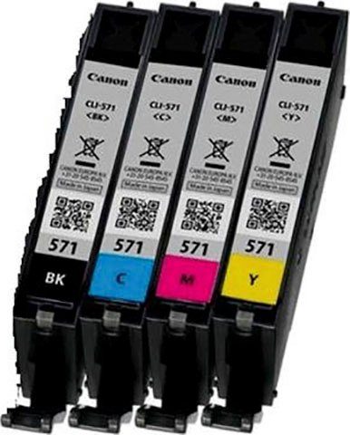 Image of Canon »CLI-571 BK/C/M/Y + Foto Papier« Tintenpatrone (Set)