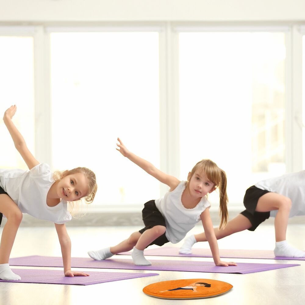 ACHOKA® Kinderteppich Bodenmarkierungs-Set Mach mit machs nach, Für Kindergarten und Schule