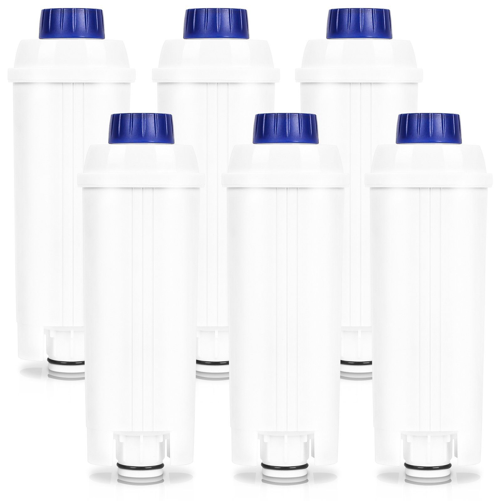 Wasserfilter Wasserfilter für Delonghi DLSC002 Kaffeemaschine, 6er-Pack