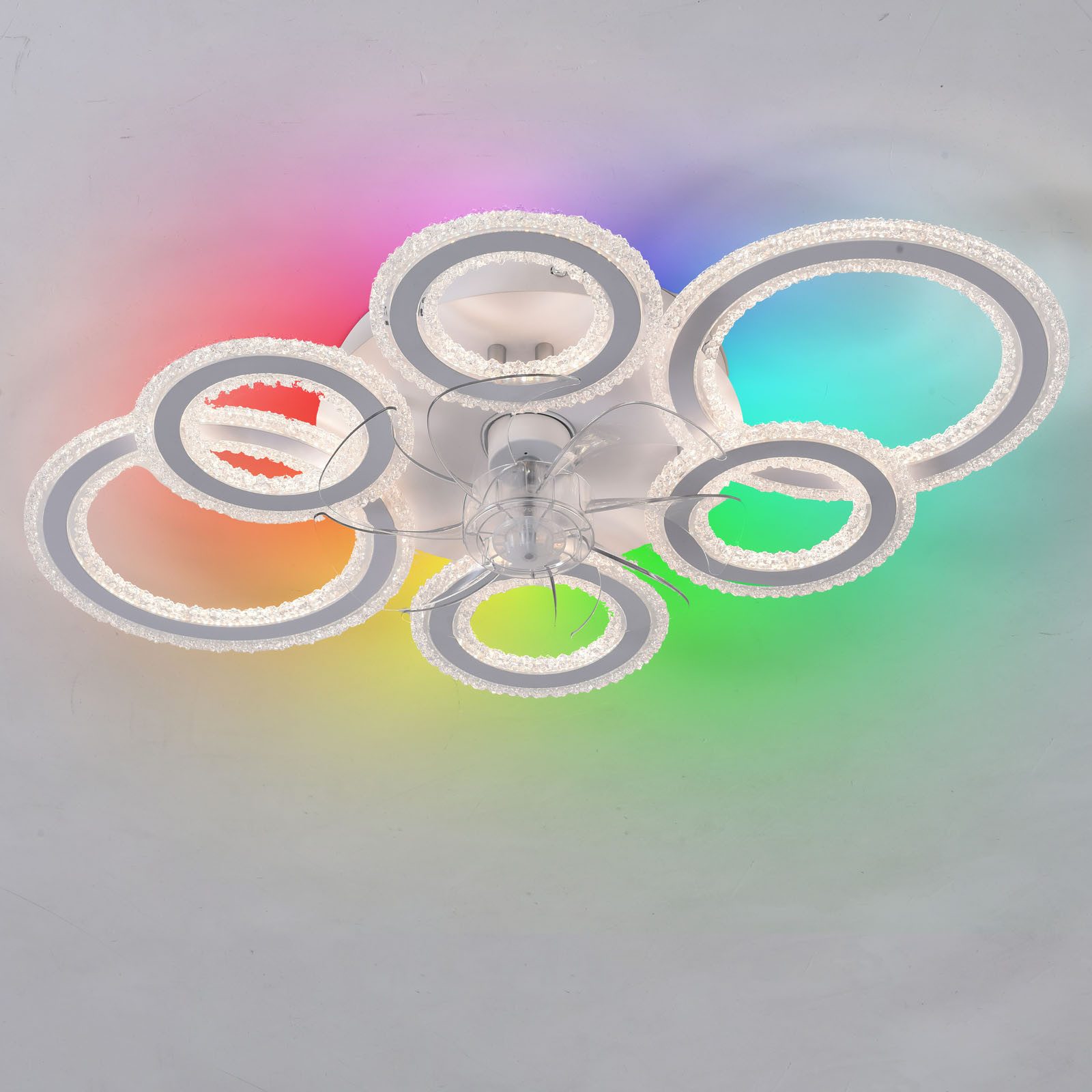 oyajia Deckenleuchte Deckenlampe mit Ventilator Deckenventilator günstig online kaufen