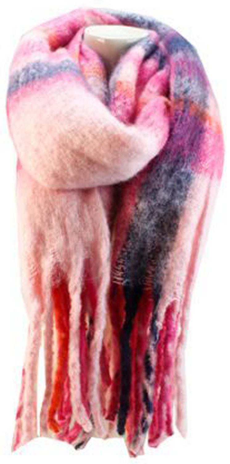 chic4home Schal Winter Weave, (1-St. 1-teilig), Damen Schal ca.40x180cm Dou günstig online kaufen