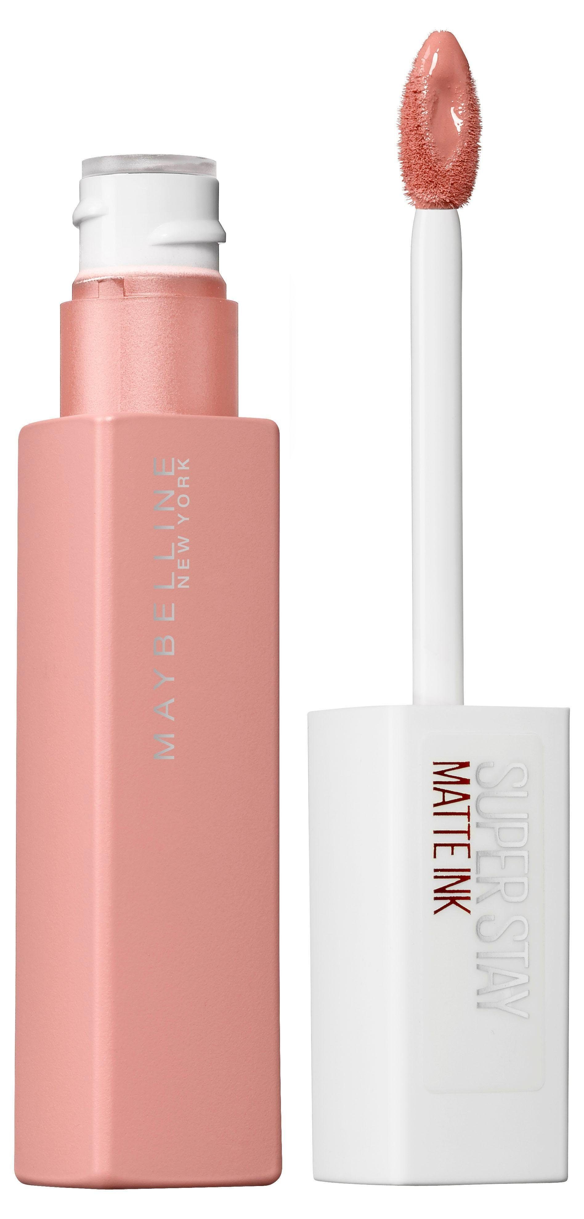 MAYBELLINE NEW YORK Lippenstift Super Stay Matte Ink, mit natürlichen Inhaltstoffen