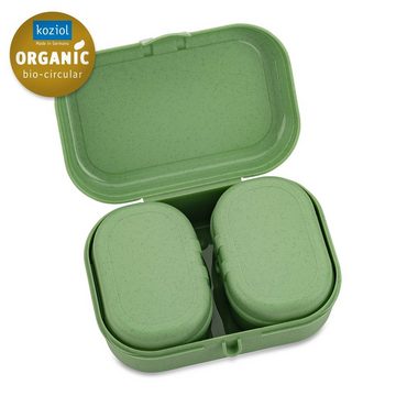 KOZIOL Lunchbox Lunchboxen 3er-Set PASCAL READY MINI, Kunststoff, (Set, 3-tlg., 3 Lunchboxen), Brotdosen Kunststoff