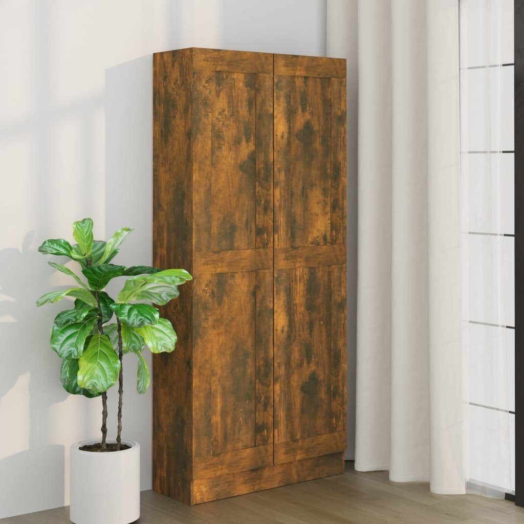 furnicato Bücherregal Bücherschrank Räuchereiche 82,5x30,5x185,5 cm günstig online kaufen