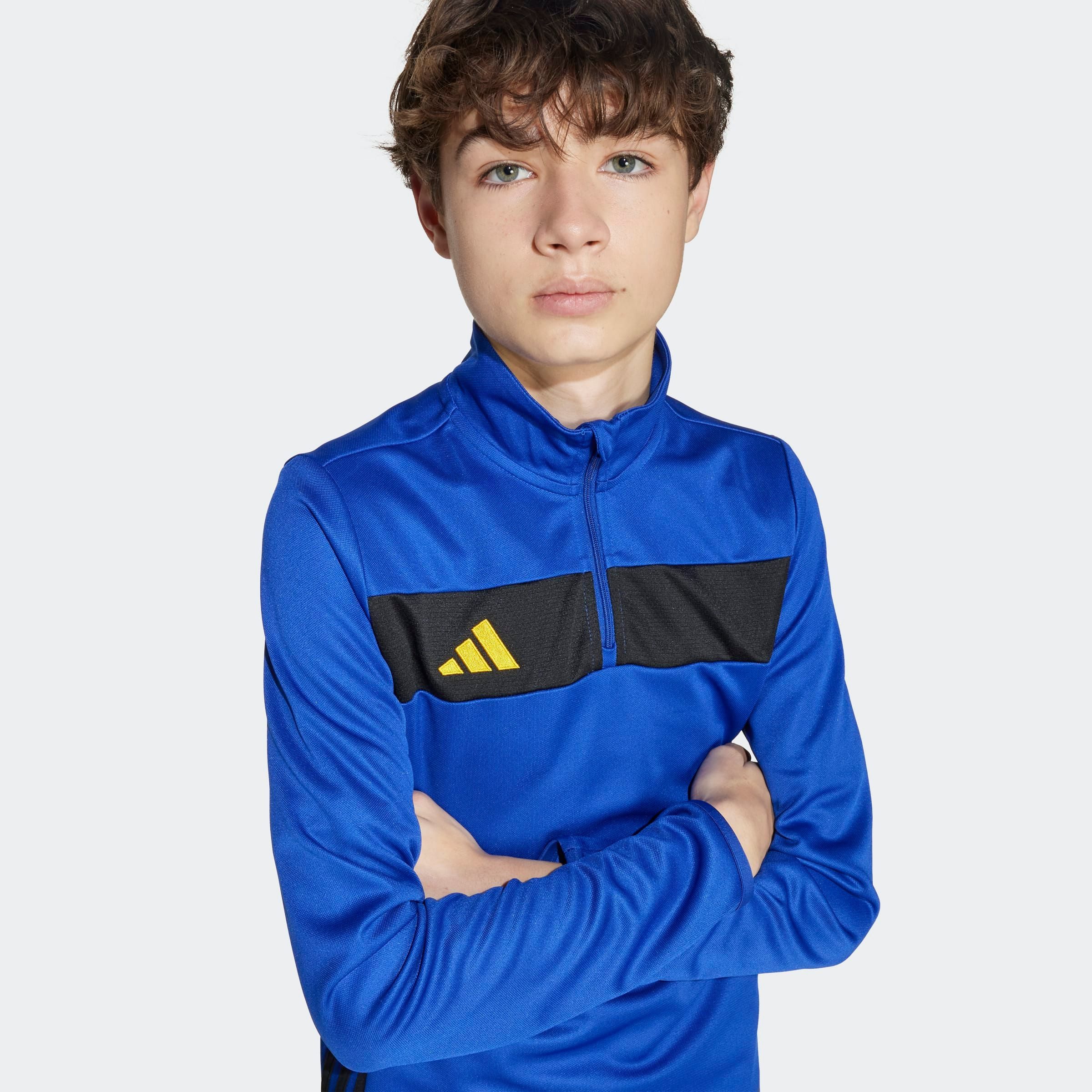 adidas Performance Trainingsshirt TIRO 25 ESSENTIALS KIDS TRAININGSOBERTEIL für Kinder, mit Reißverschluss, ohne Ausschnitt – Bild 5 von 5