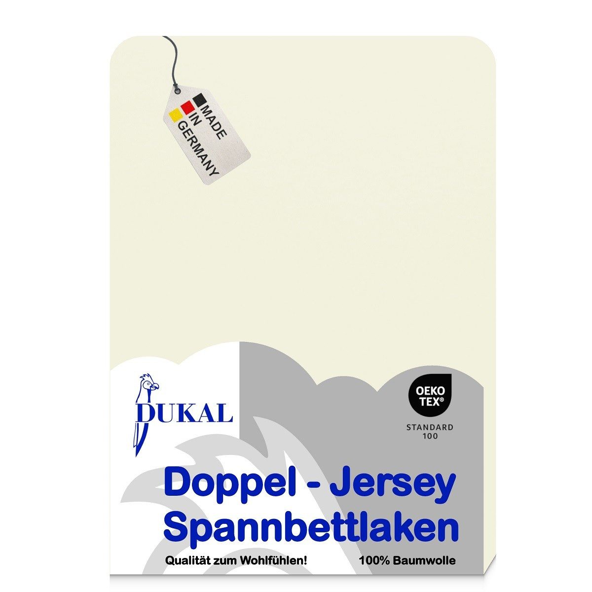 DUKAL Spannbettlaken Spannbettlaken aus hochwertigem DOPPEL-Jersey, 100% Ba günstig online kaufen