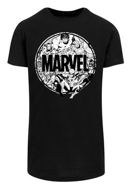 F4NT4STIC T-Shirt Marvel Comics Logo Character Infill' Print
