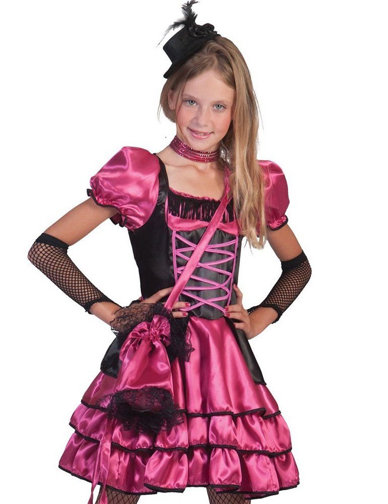 Das Kostümland Kostüm Can Can Girl Kostüm 'Stella' für Mädchen - Pink Sc