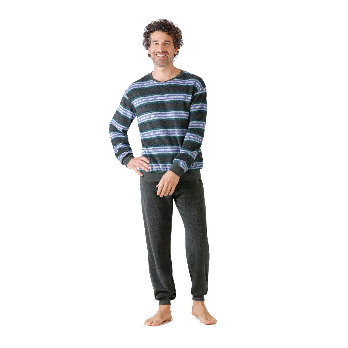 Hajo Pyjama Hajo, Schlafanzug Frottee 53904