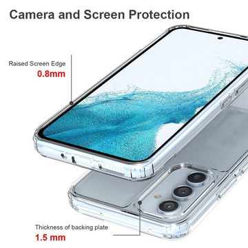 JT Berlin Handyhülle Pankow Clear - Samsung Galaxy A54 5G Hülle, [TPU Rahmen + Acrylglas Rückseite]