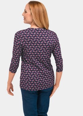 GOLDNER Print-Shirt Kombinierfreundlich gemustertes Shirt