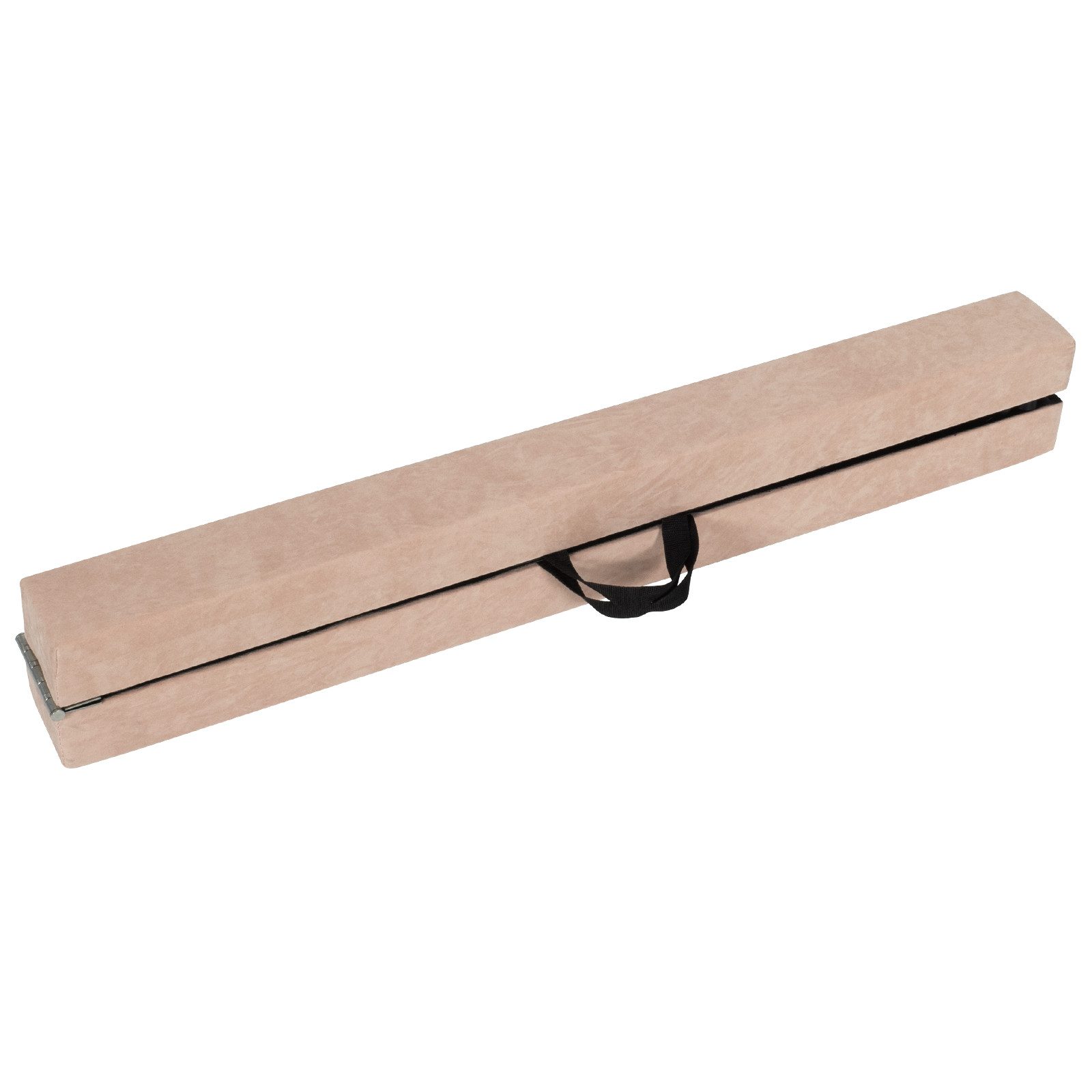 COSTWAY Balancetrainer, 240cm klappbarer Schwebebalken mit Holzsockel