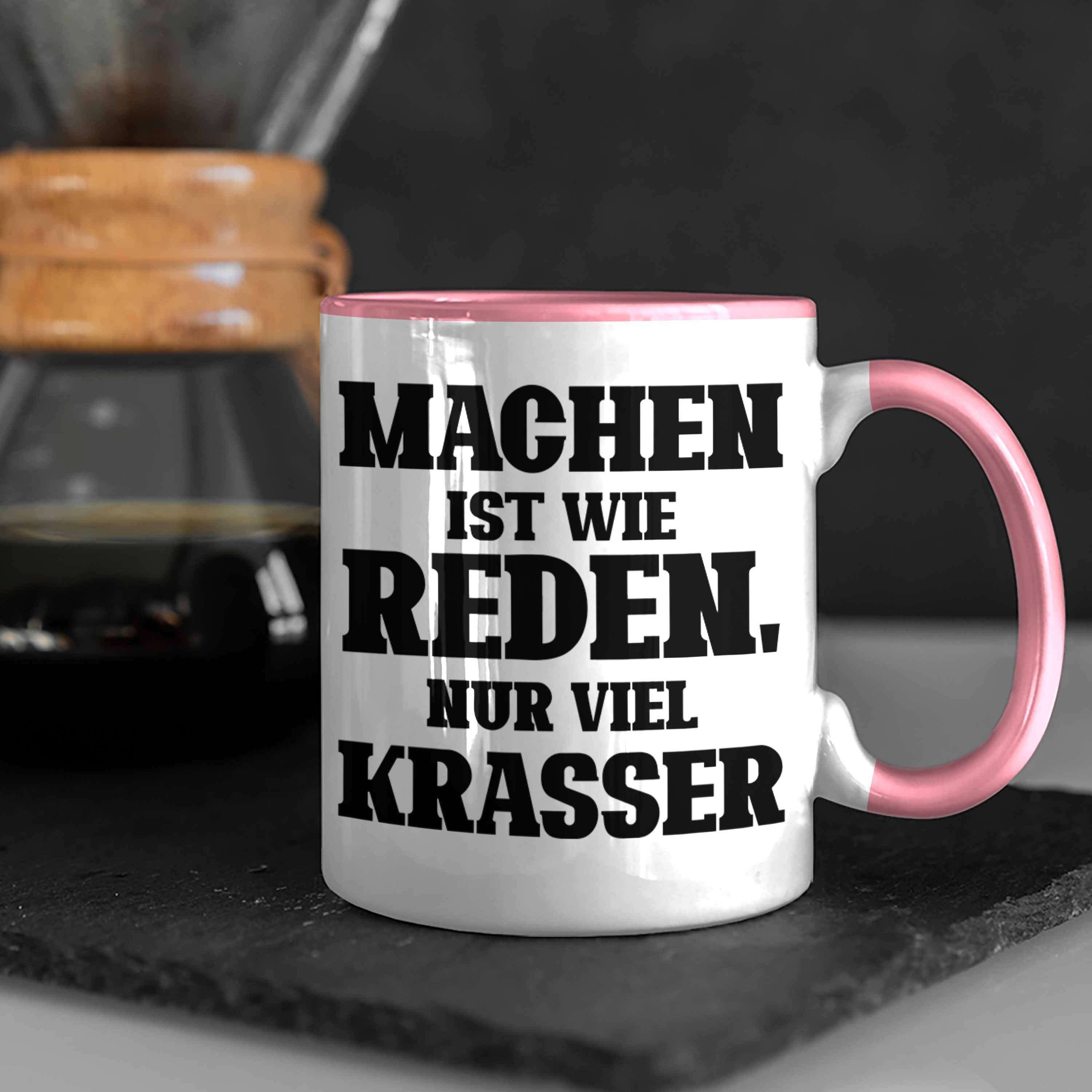 Tasse Ist Reden Wie Viel Rosa Krasser" Nur Mac Lustige für Tasse "Machen Geschenk Trendation