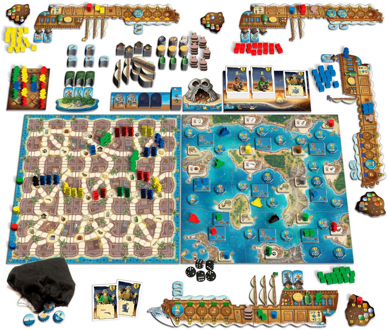 Queen Games Spiel Nassau - Classic Edition, Strategiespiel, Made in Europe