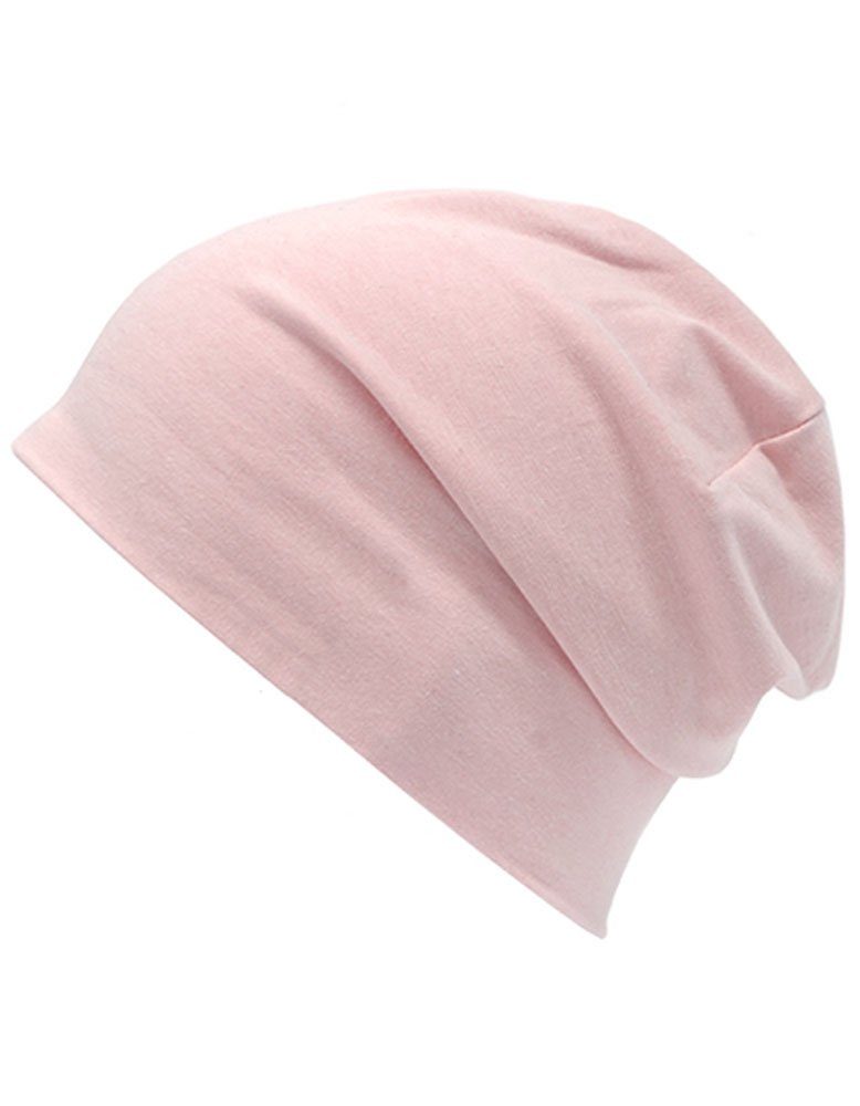 Slouch Stadler Jersey Modescout Beanie Mütze aus Bio-Baumwolle Beanie Light Pink