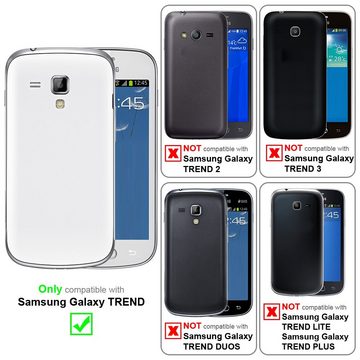 Cadorabo Handyhülle Samsung Galaxy TREND Samsung Galaxy TREND, Handytasche mit Gürtelclip Hülle mit Karabinerhaken