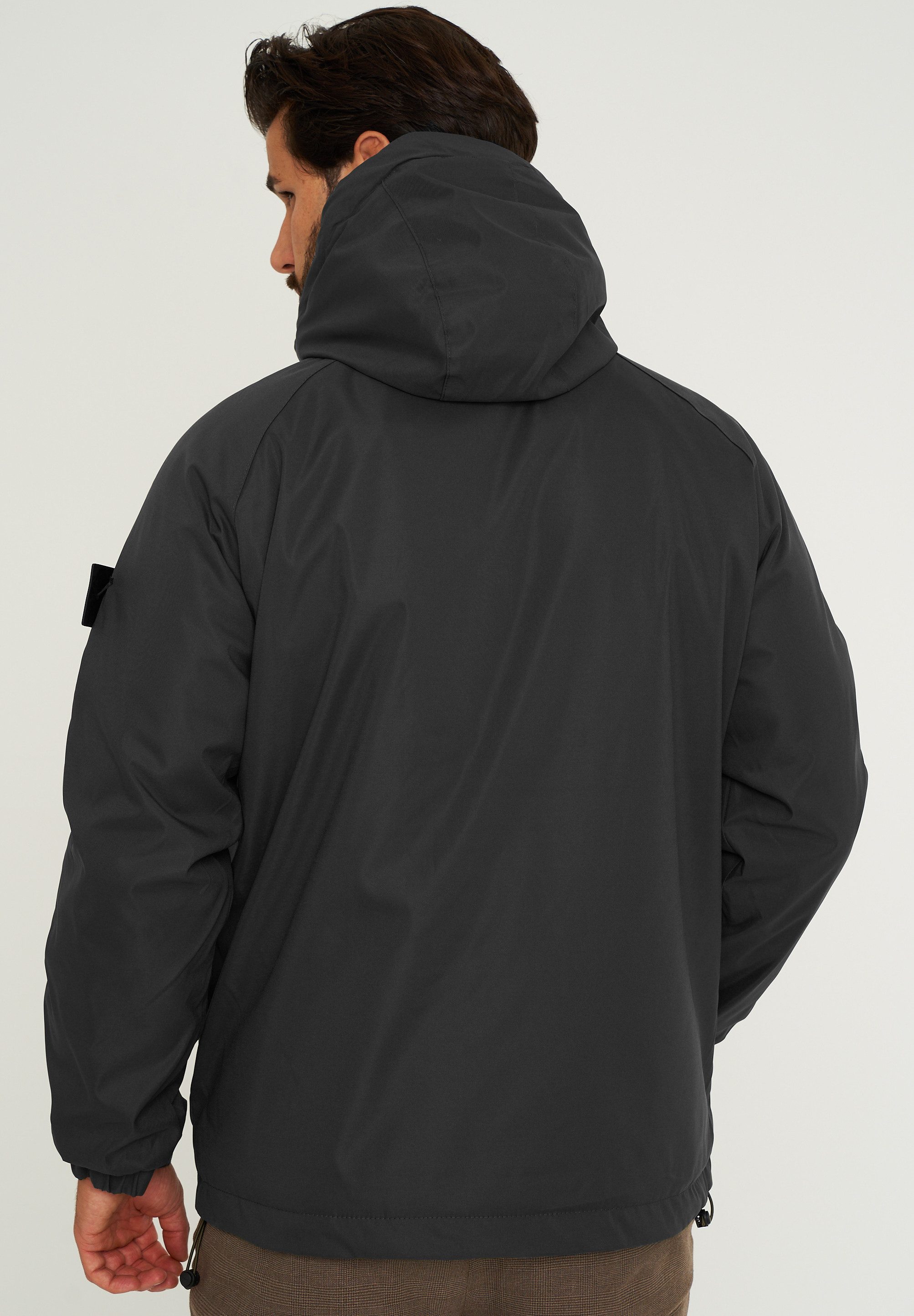 SOULSTAR Steppjacke S2MALBUN Herren leichte Field-Jacket mit Kapuze Fleece gefütterte Outdoor-Jacke