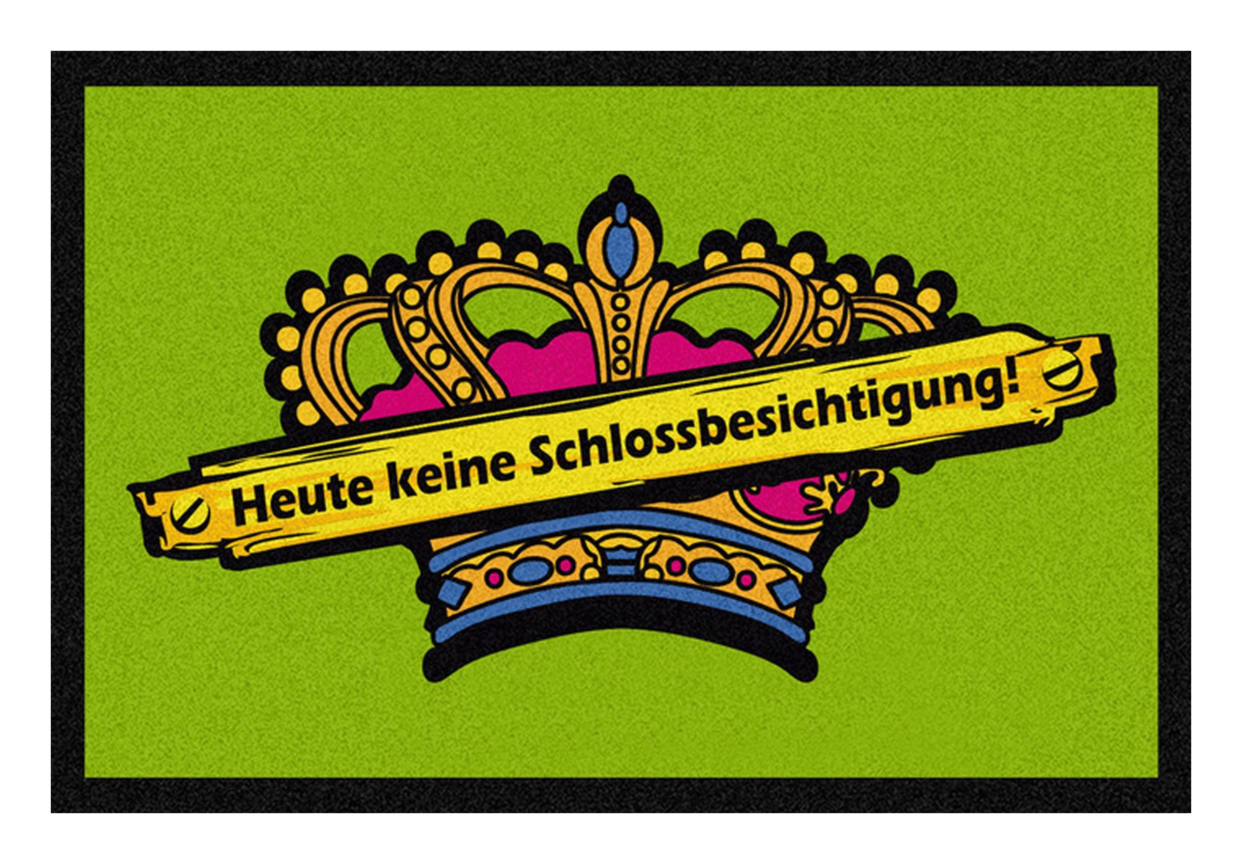 Rockbites Fußmatte Rockbites - Fußmatte Türmatte "Keine Schlossbesichtigung" Grün Nr. 19