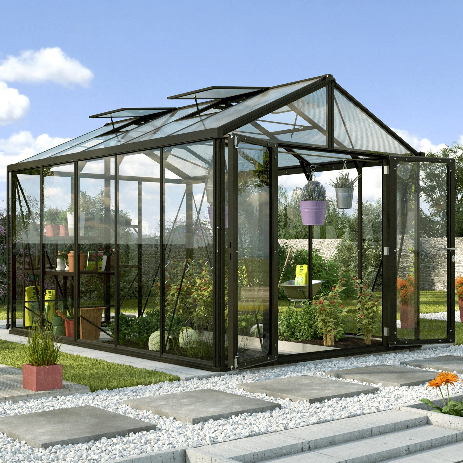 Vitavia Gewächshaus Zeus Comfort 10000,...