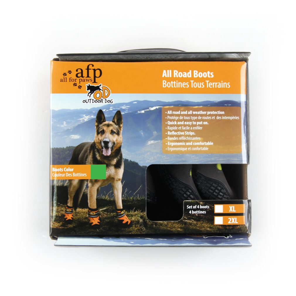 all for paws Hundeweste AFP All Road Boots Green XXL