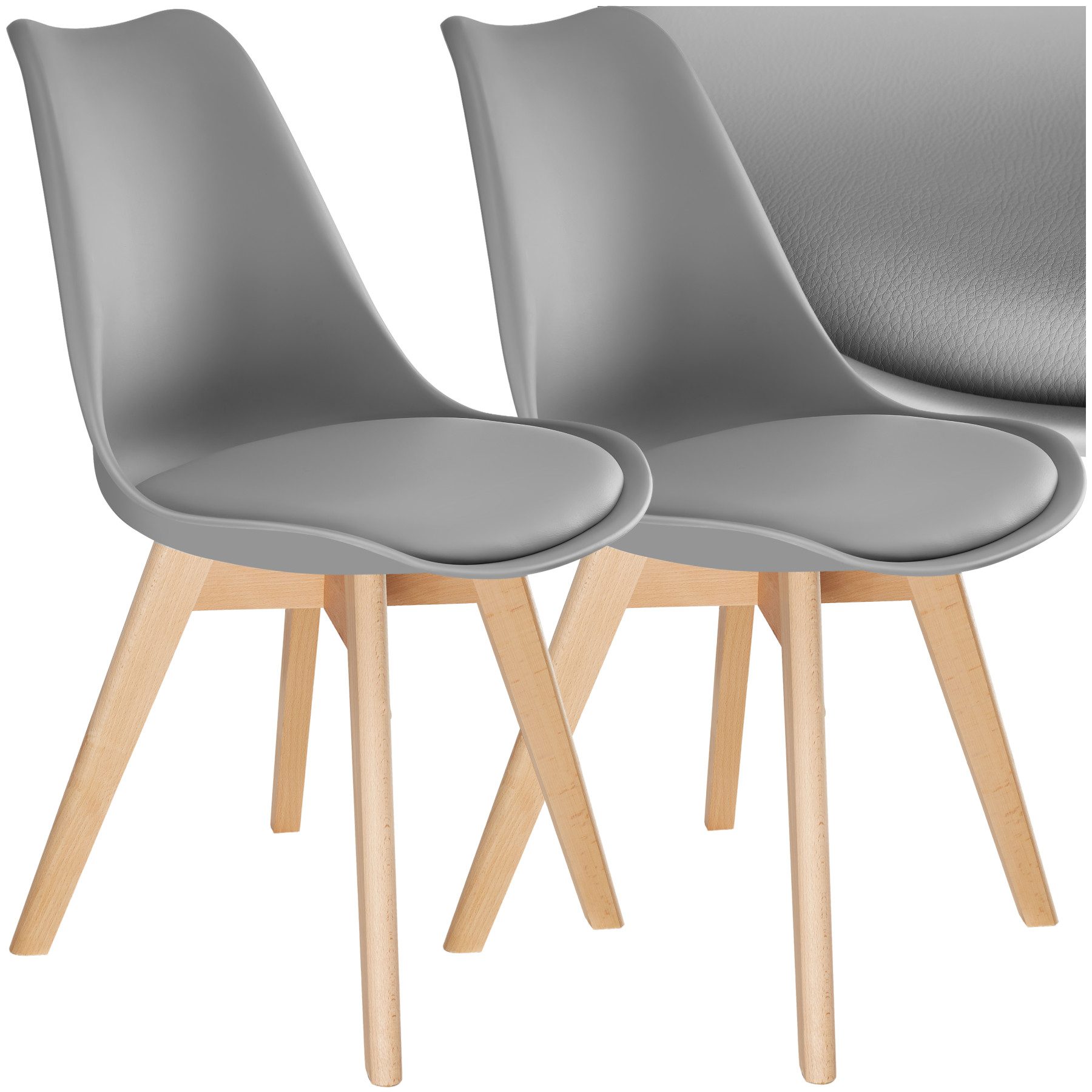 tectake Esszimmerstuhl Set Esszimmerstuhl (Set, 2 günstig online kaufen