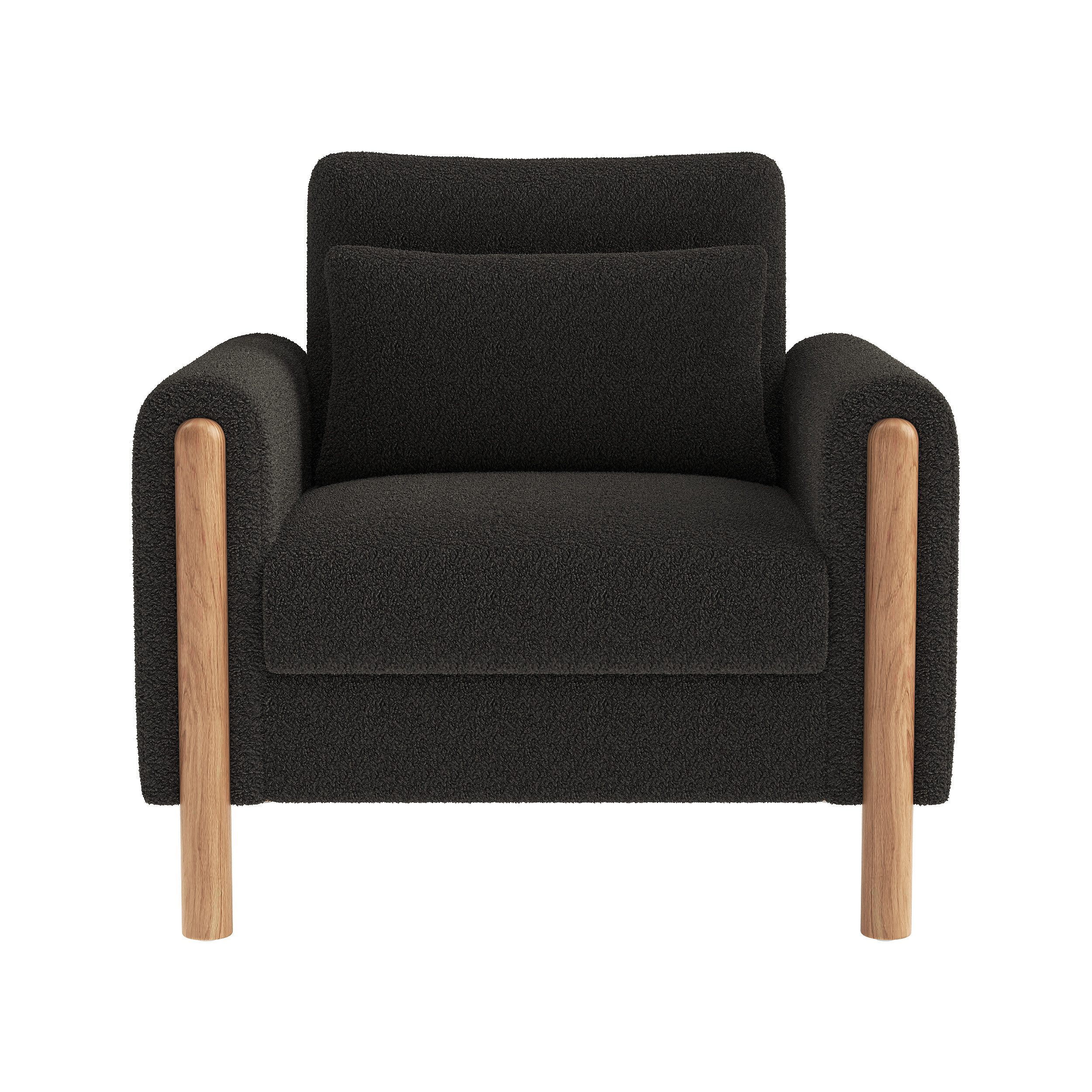 REDOM Sessel Loungesessel Einzelsessel (Moderner Teddy Chair, 1-St., mit Weicher Polsterung, Dickem Kissen), Polstersessel, Relaxsessel, Einzelsofa