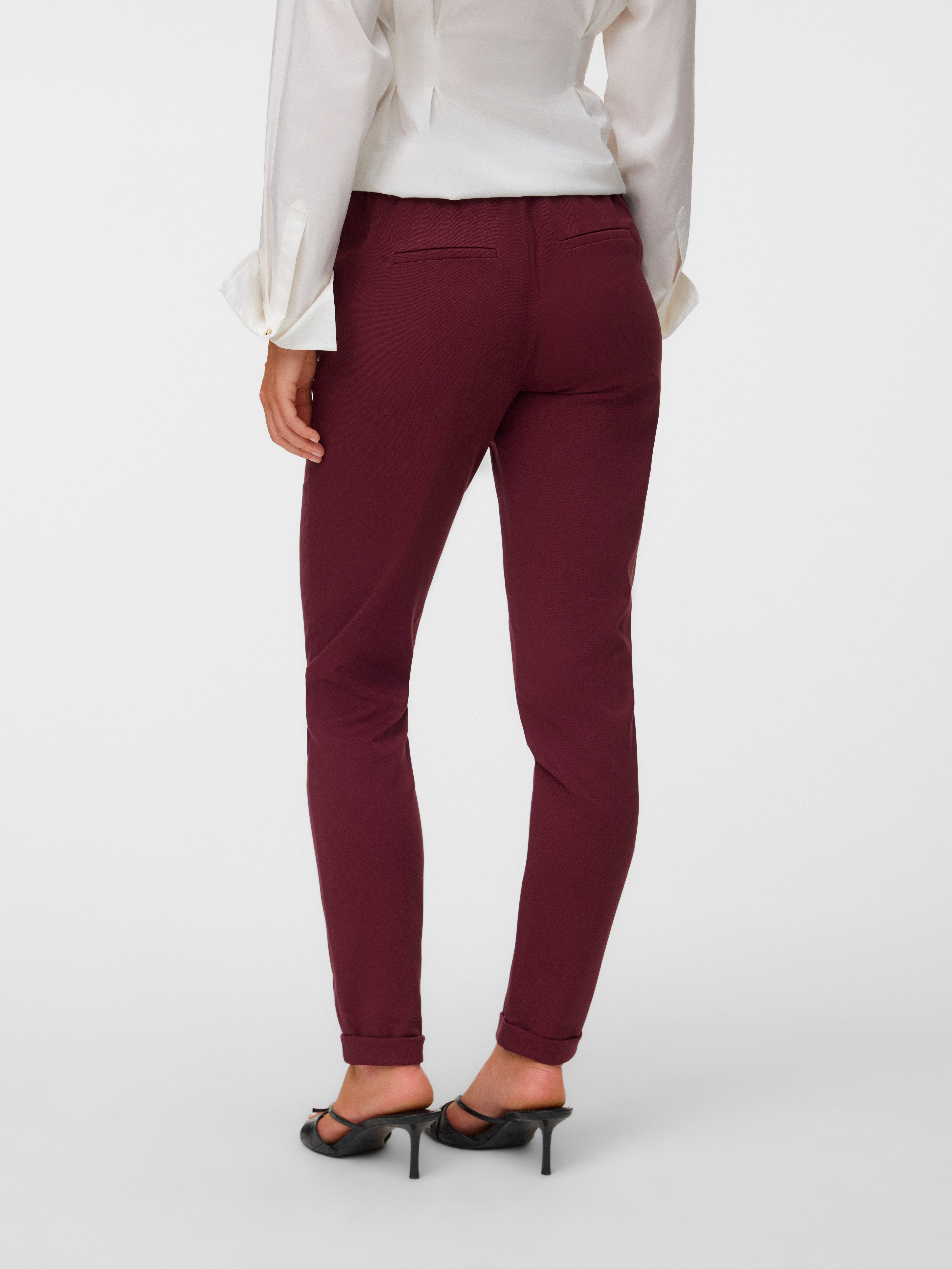 Vero Moda Anzughose VMMAYA MR LOOSE SOLID PANT NOOS Materialmix