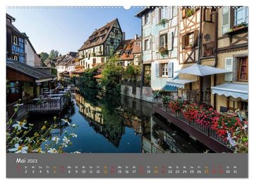 CALVENDO Wandkalender Eindrücke aus dem Elsass (Premium, hochwertiger DIN A2 Wandkalender 2023, Kunstdruck in Hochglanz)