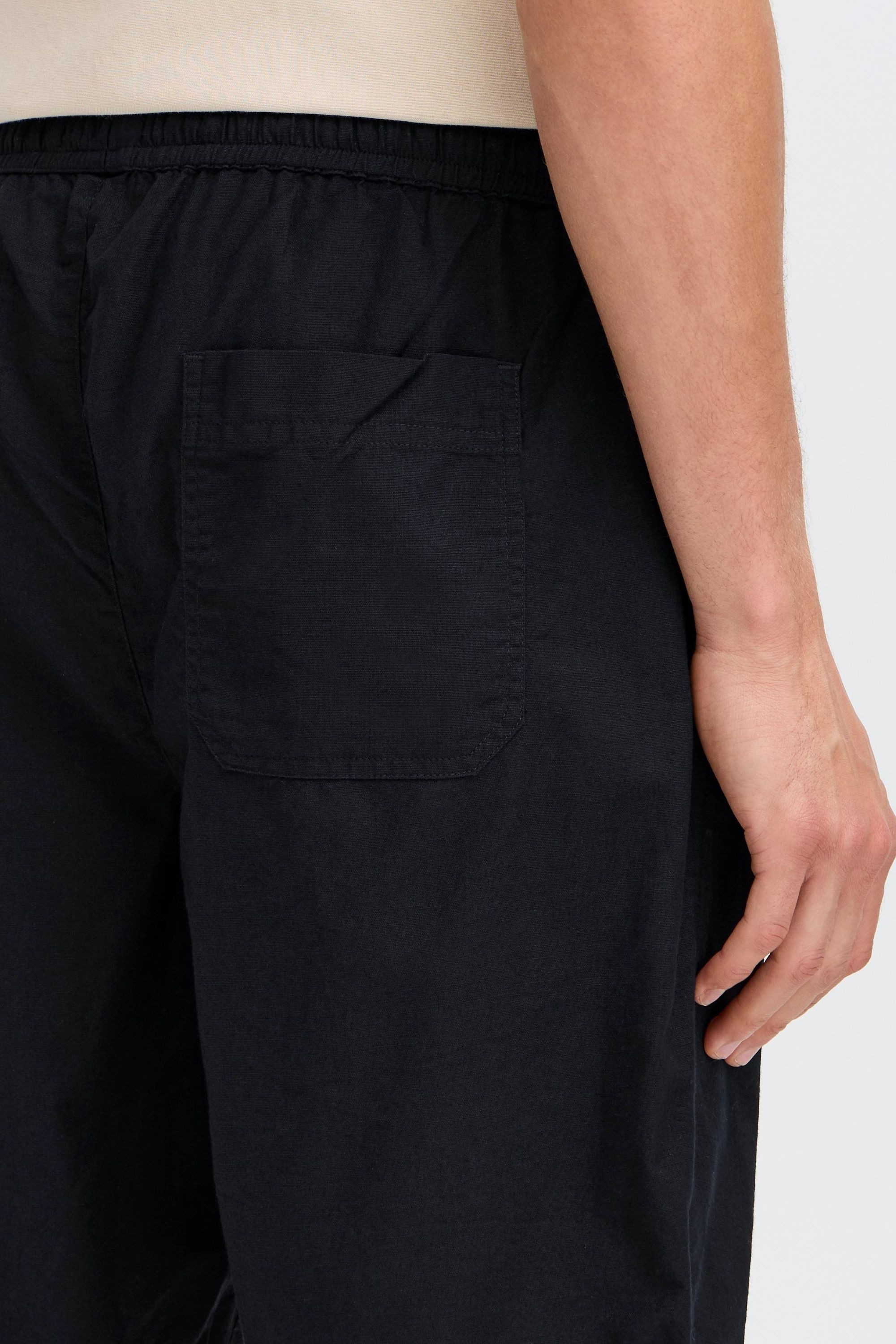 !Solid Leinenhose SDLinau Bequeme Shorts mit Kordelverschluss