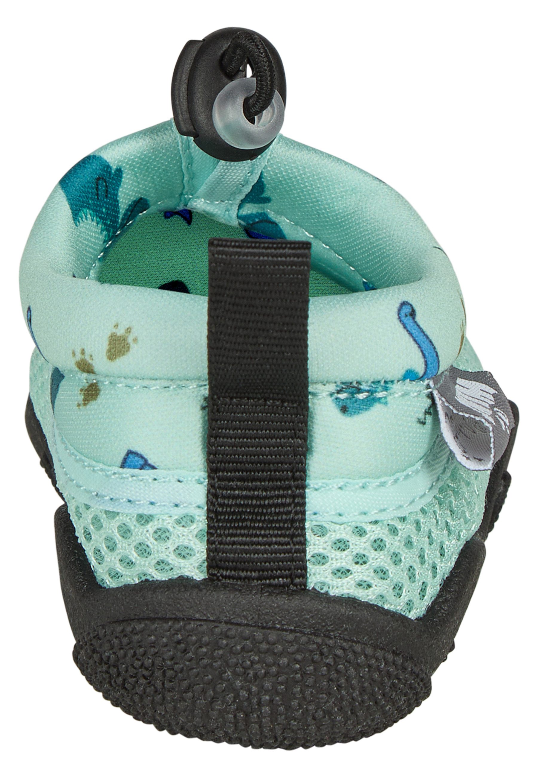 Sterntaler® Badeschuhe Dino Badeschuh (1-tlg) Badeschuhe mit Dino-Muster, Kordelstopper & rutschfester Sohle