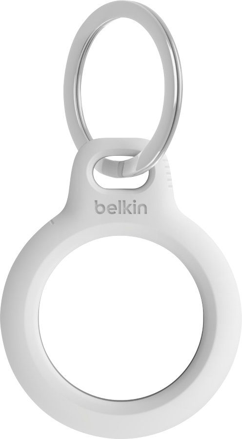 für Schlüsselanhänger (1-tlg) Schlüsselanhänger Apple Holder AirTag Secure Belkin weiß