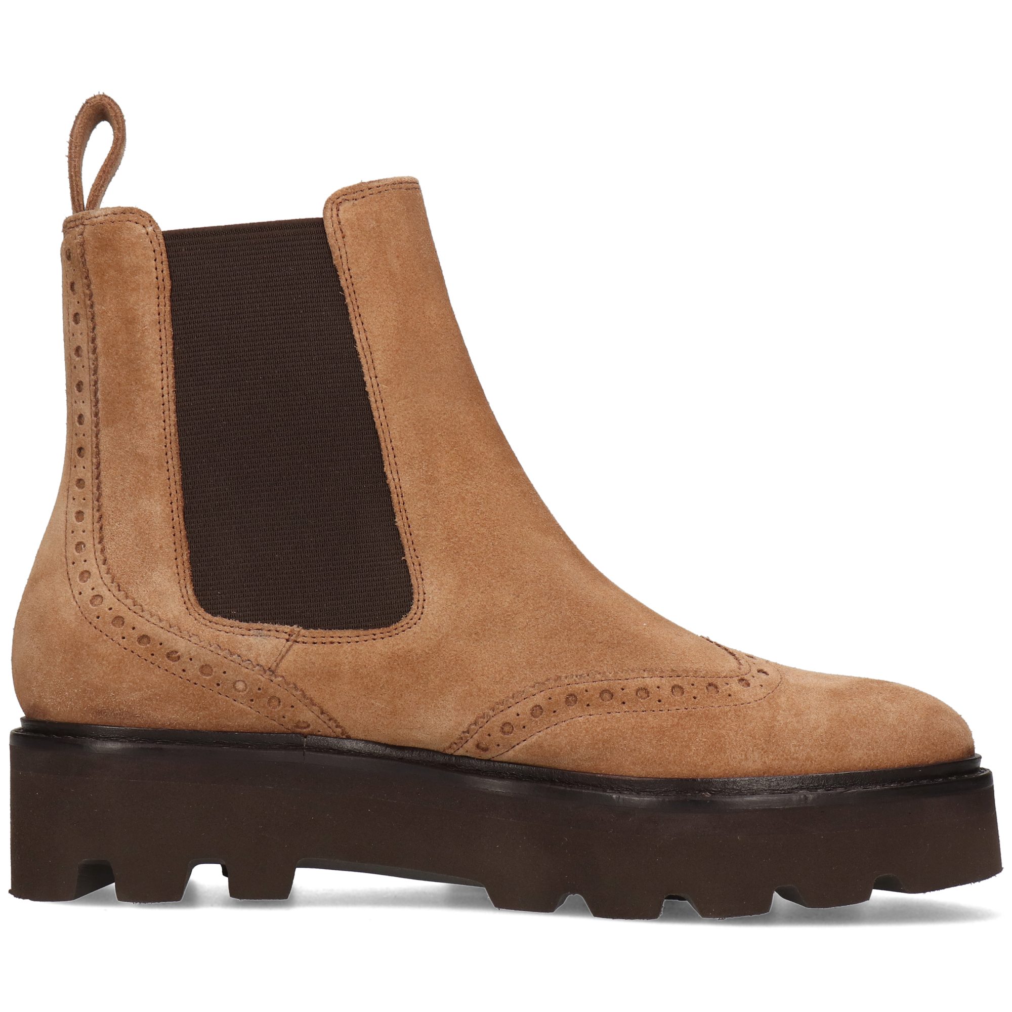 Melvin & Hamilton Sally 112 Leder-Chelsea Boots für Damen Stiefelette Plateausohlen, Echtes Leder