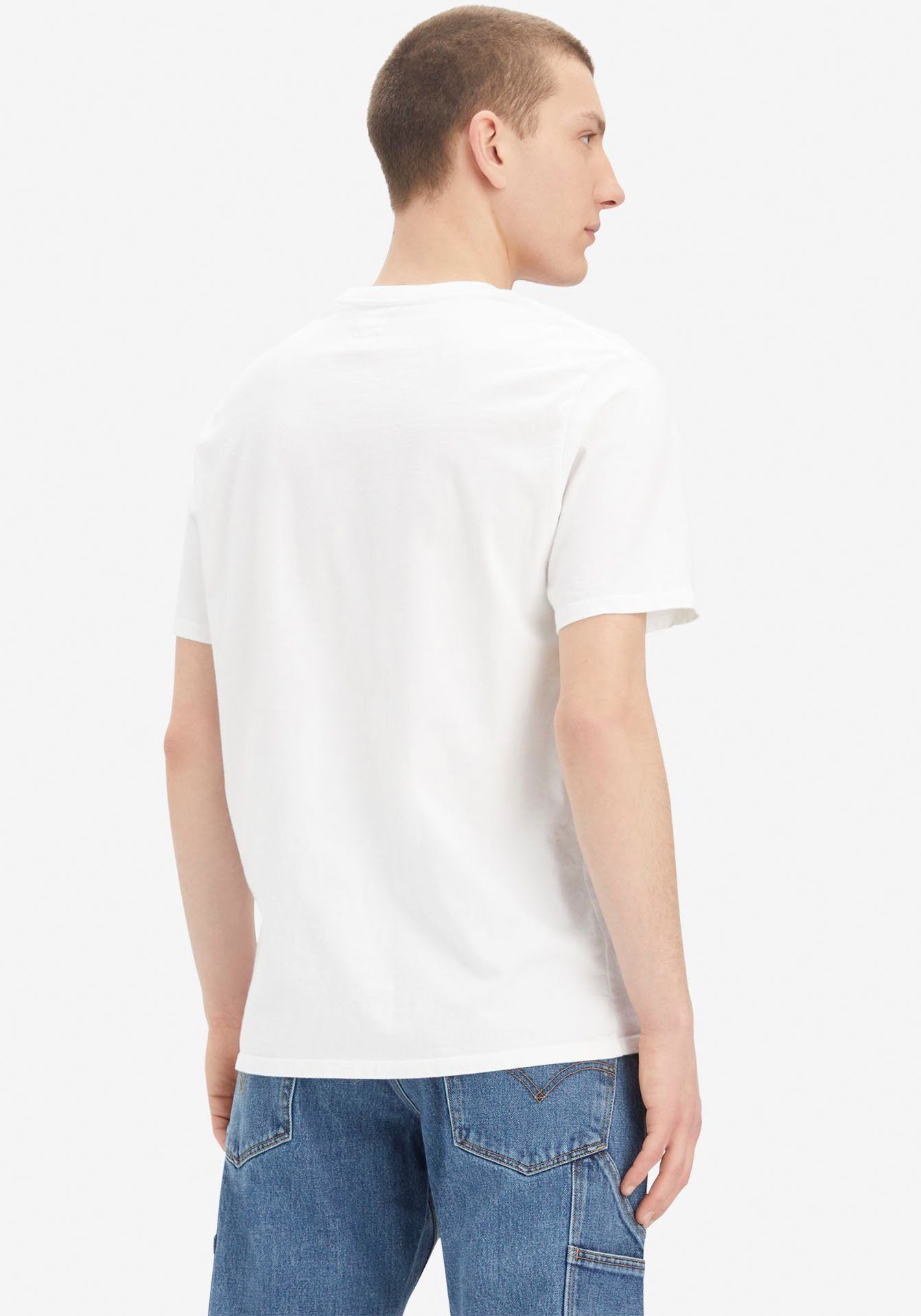 white Levi's® bright SS Rundhalsshirt WORKWEAR TEE