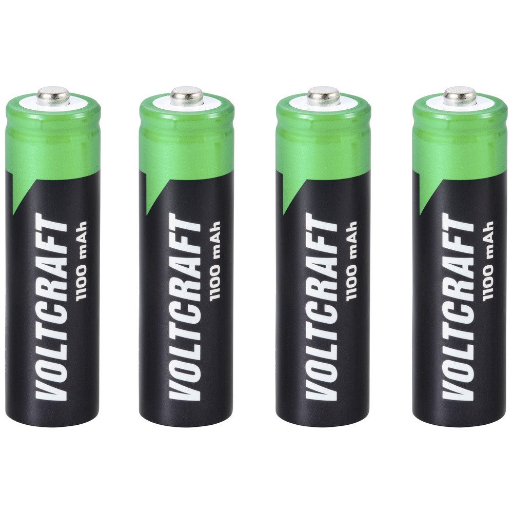 VOLTCRAFT HR06 Mignon (AA)-Akku NiMH 1100 mAh 1.2 V 4 St. Batterie